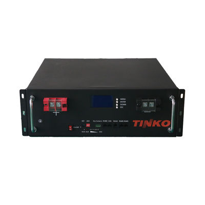 良い値段 TINKO ラック搭載 Lifepo4 バッテリー 5.12KWH 48V 100AH 6000 サイクル ホーム パワー バッテリー 貯蔵 オンライン
