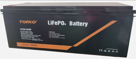 良い値段 5.12kwh 高エネルギー 24V 200AH Lifepo4 電池 太陽光発電の蓄電池 オンライン
